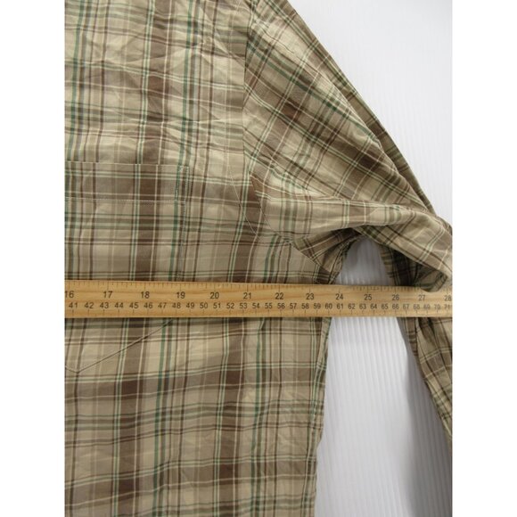 VINTAGE Ralph Lauren Polo Sport Shirt Medium Button Up 90s Sportsman * - Picture 5 of 11